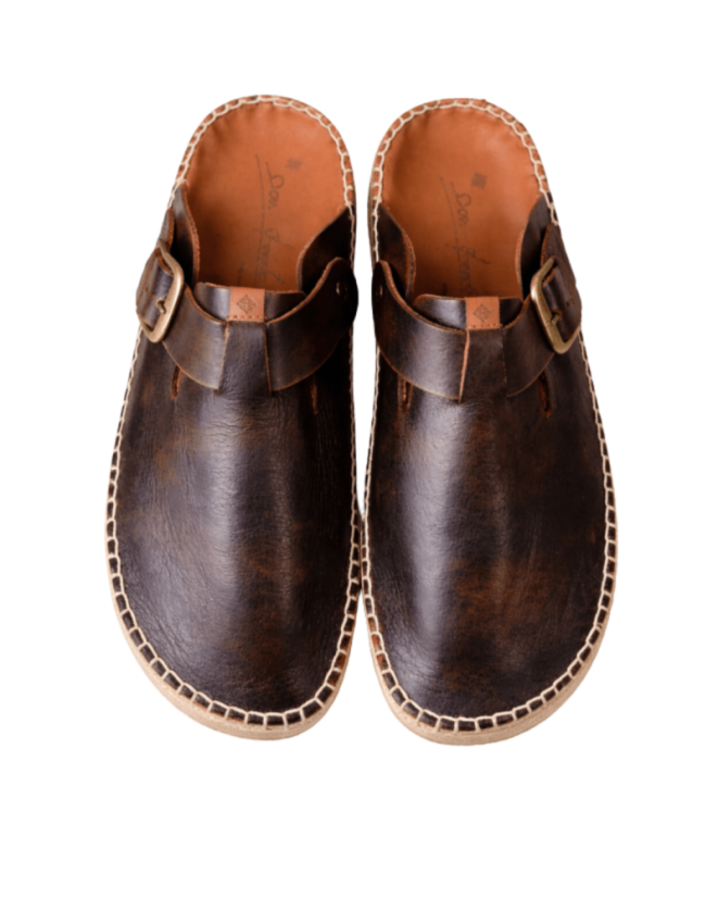 Don Quichosse Bilbao Leather Espadrille Mules - Size: 42