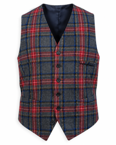 Klasická vesta J.CREW | 100% Vlna | Červená/Bordó (Vel. M)