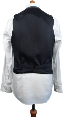 Klasická vesta J.CREW | 100% Vlna | Červená/Bordó (Vel. M)