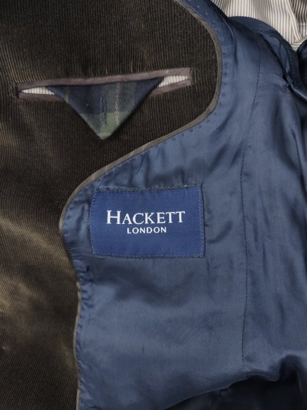 Hackett London z látky Duca Visconti manšestr Vel. M