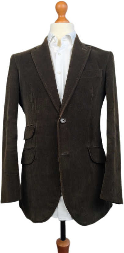 Hackett London z látky Duca Visconti manšestr Vel. M