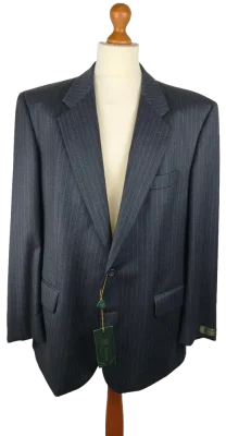 Dormeuil vintage charcoal chalkstripe suit