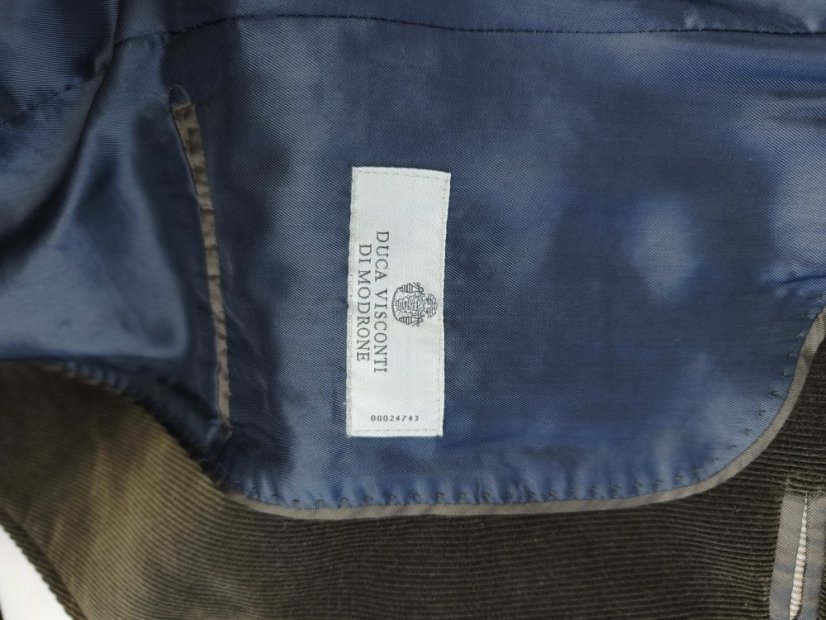 Hackett London z látky Duca Visconti manšestr Vel. M