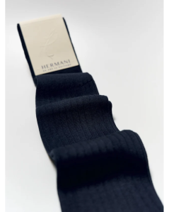 Filo di Scozia Navy Knee-High Socks | Hermani Heritage