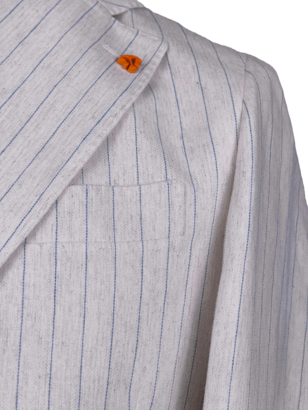 Scarano Napoli Cotton & Linen Blazer - Size: 50
