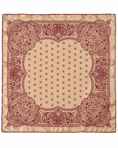 Hedvábná bandana Simple Paisley | Serà Fine Silk
