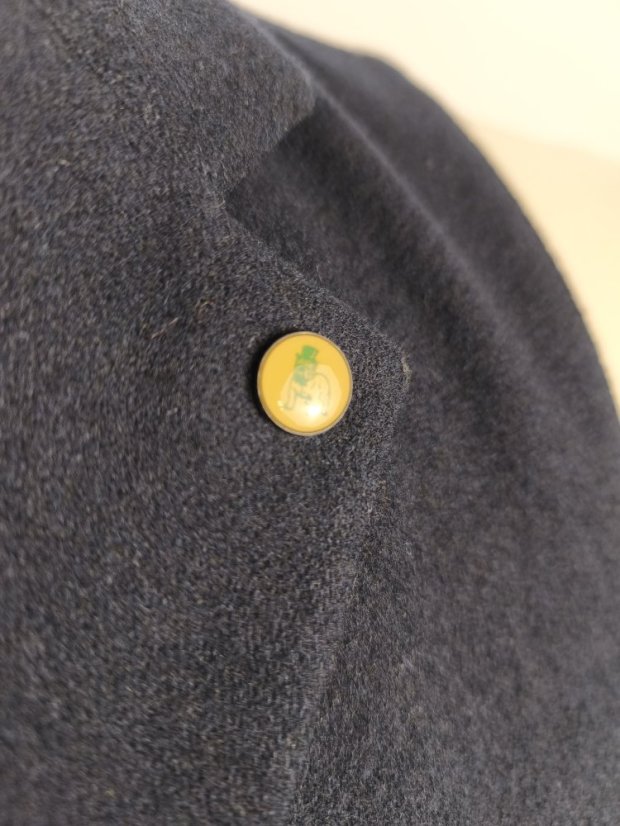 Wool Vest with Lapels SPITALFIELDS | Navy Blue