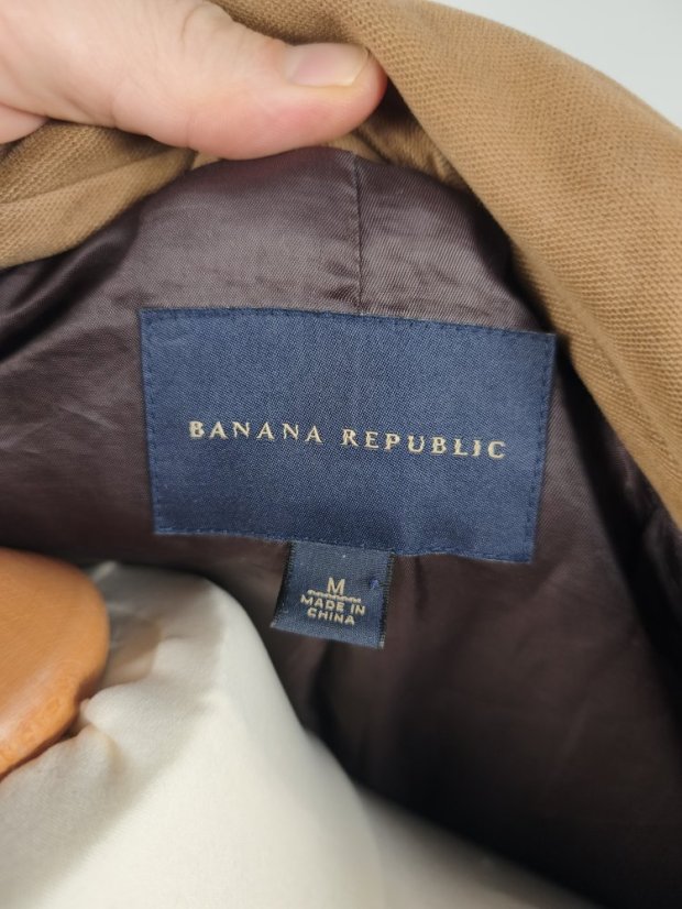 Banana Republic cotton coat brown