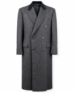 Guy Laroche Kynoch double-breasted herringbone coat
