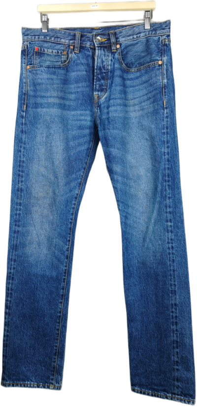 Džíny 157 ROOTS SELVEDGE | 14.5 oz, Mid Wash (W32 L34)