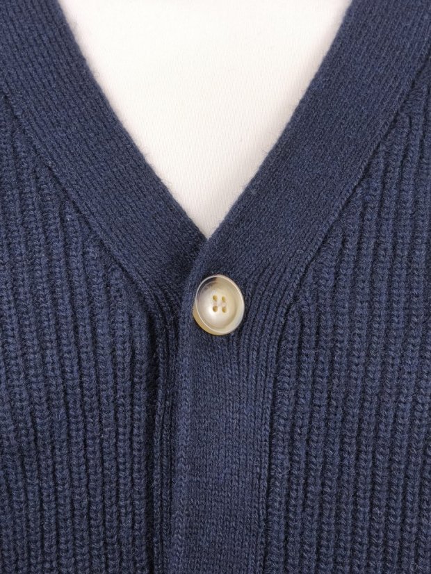 Kardigan CARACCIOLO 1962 | 20% Kašmír, Navy (Nový)