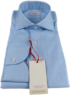 Cordone 1956 modrá oxford slim fit košile