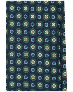 Silk tie with medallions | Serà Fine Silk