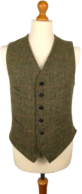 Tvídová Vesta REDS | Harris Tweed