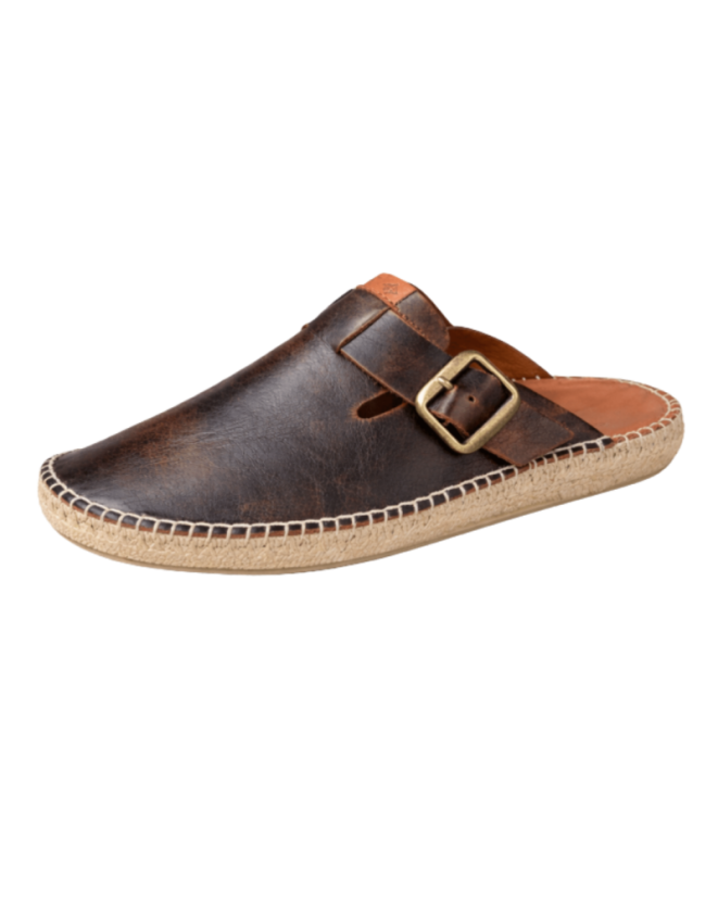 Don Quichosse Bilbao Leather Espadrille Mules - Size: 42