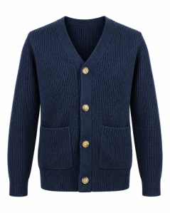 Kardigan CARACCIOLO 1962 | 20% Kašmír, Navy (Nový)