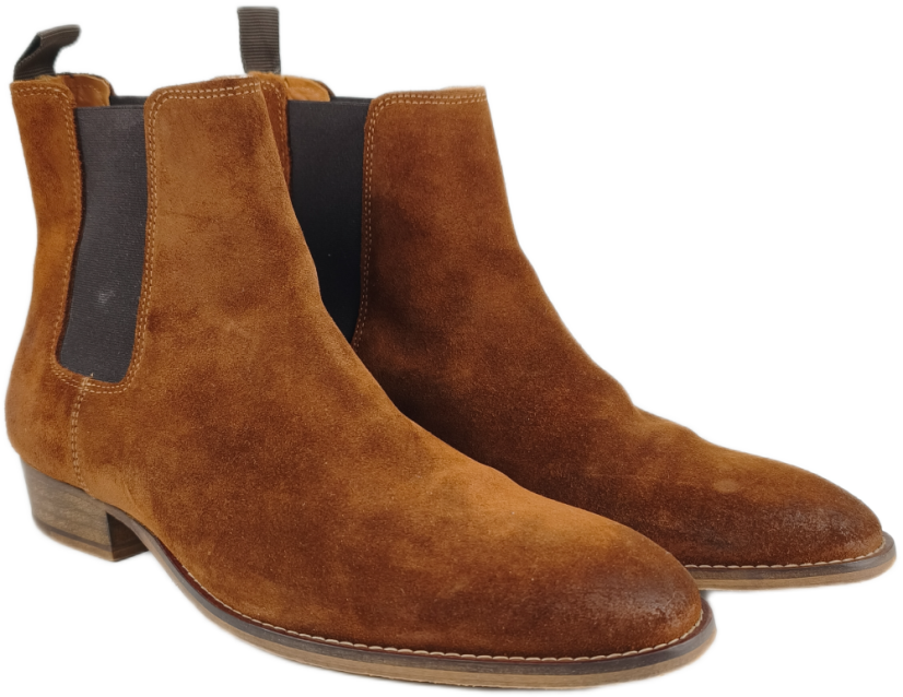 CHELSEA BOOTS KAZAR | Hnědá Kůže (Sedí jako 43, štítek 44)