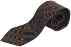Kravata HUGO BOSS | Hnědá, 100% Silk (Made in Italy)