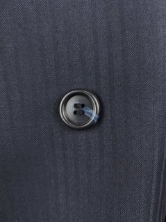 Dormeuil vintage double-breasted navy striped suit