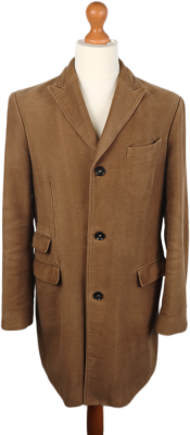 Banana Republic cotton coat brown