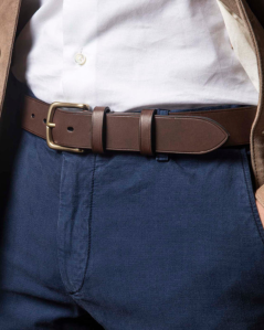 Lord Leather Brown Belt | Armeria Meschieri