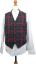 Klasická vesta J.CREW | 100% Vlna | Červená/Bordó (Vel. M)
