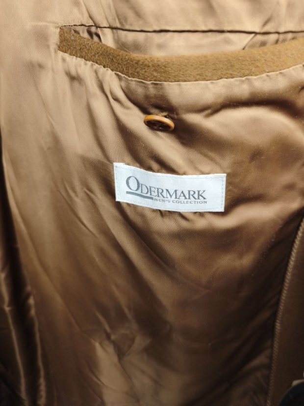 Kabát ODERMARK | 30% KAŠMÍR & Vlna Vel. XL