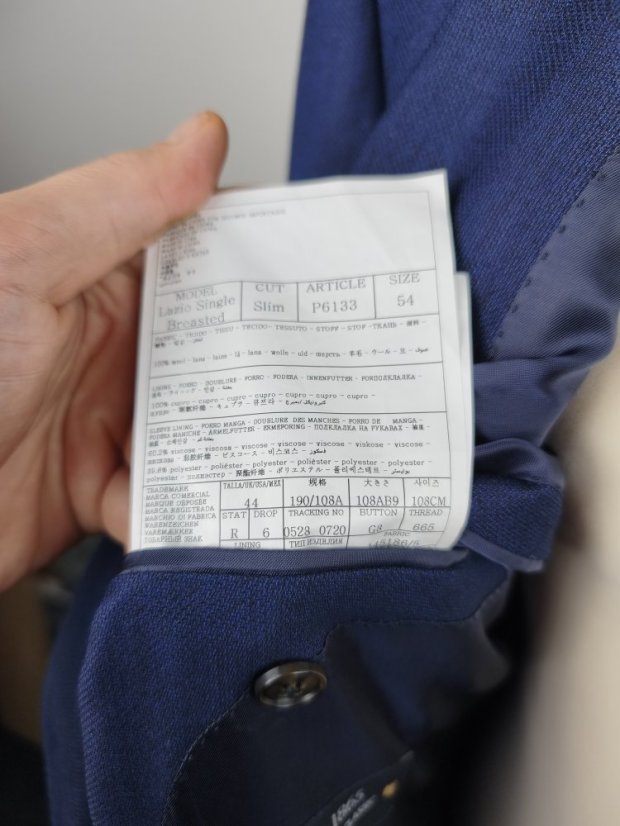 SUITSUPPLY | 100% VLNA S110's | Vel. XL