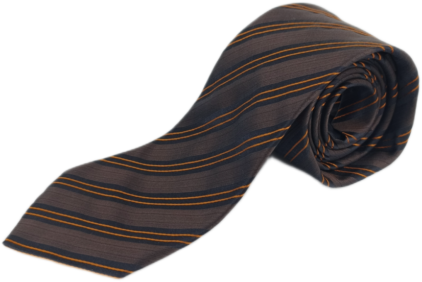 Kravata HUGO BOSS | Hnědá, 100% Silk (Made in Italy)