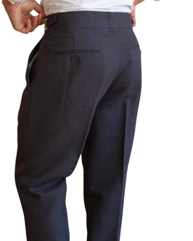 Gabardines Pantalons New York – bavlněné kalhoty s dvojitými sklady - Velikost: 50