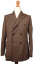Scarano Napoli Double-Breasted Fresco Wool Blazer - Size: 50, Colour: Grey