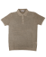 100% Linen Polo Shirt | Parramatta - Size: M, Colour: Beige