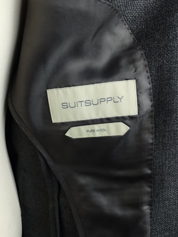 Sako SUITSUPPLY HAVANA | Šedá Vlna, Slim Fit (Vel. S)