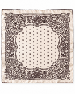 Simple Paisley silk bandana | Serà Fine Silk