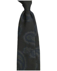 Hedvábná kravata grenadine s paisley žakárem | Serà Fine Silk