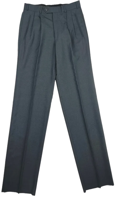 Vintage Kalhoty DORMEUIL | Dvojité záhyby 1997 - Velikost: 38, Barva: Šedá