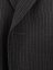 Dormeuil vintage oblek charcoal pinstripe