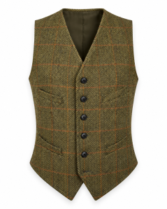 Tvídová Vesta REDS | Harris Tweed