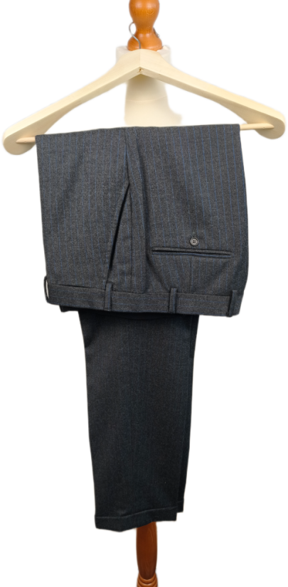 Oblek LORO PIANA | Wool & Cashmere (Modrý proužek | Vel. M)