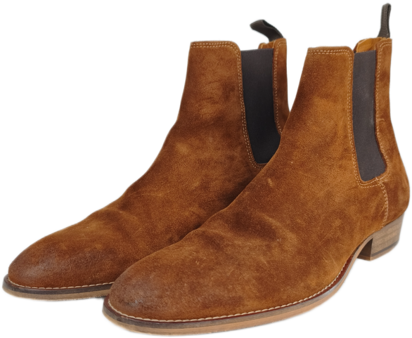 CHELSEA BOOTS KAZAR | Hnědá Kůže (Sedí jako 43, štítek 44)