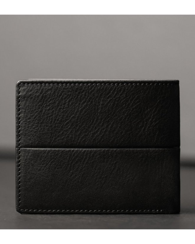 Kožená peněženka Poetic Justice | Time Resistance — Černá