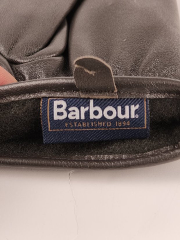 Rukavice BARBOUR | Pravá Kůže & Vlna Tartan