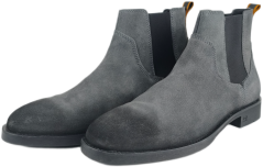 CHELSEA BOOTS SCOTCH & SODA | Tmavě Šedá Kůže (Vel. 44)