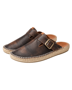 Don Quichosse Bilbao kožené espadrille pantofle