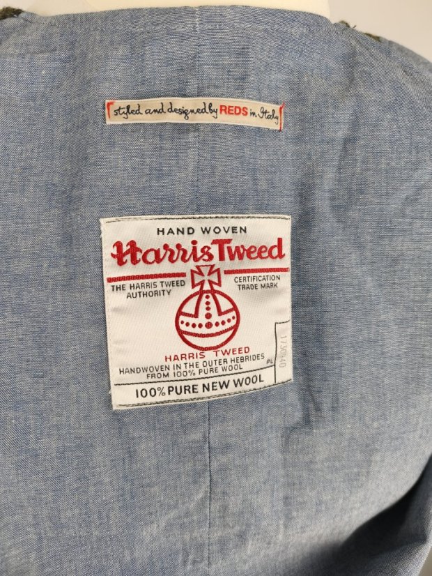 Tvídová Vesta REDS | Harris Tweed