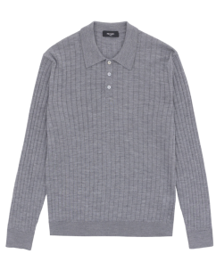 Pletené polo z extra jemné merino vlny | Privati Firenze