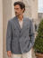 Scarano Napoli Double-Breasted Fresco Wool Blazer - Size: 50, Colour: Grey