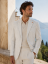Scarano Napoli Cotton & Linen Blazer - Size: 50