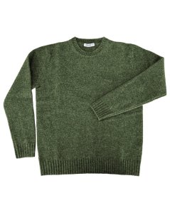 British wool crewneck sweater | Parramatta — Green