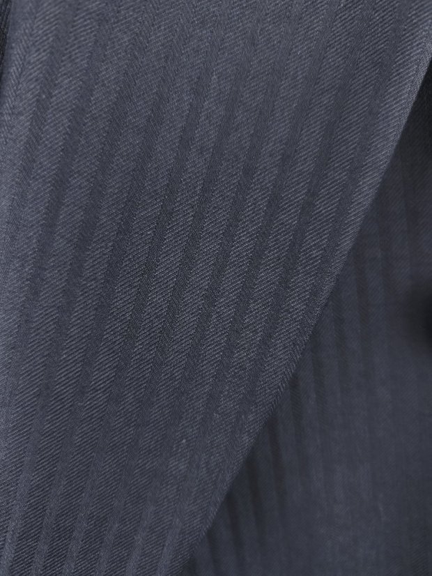 Dormeuil vintage double-breasted navy striped suit